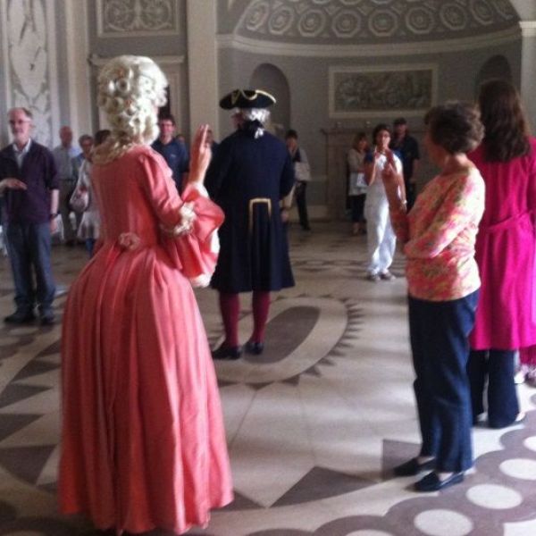 Teaching 'Le Pistolet' in the Entrance Hall